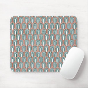 Mousepad Teal e Cobre