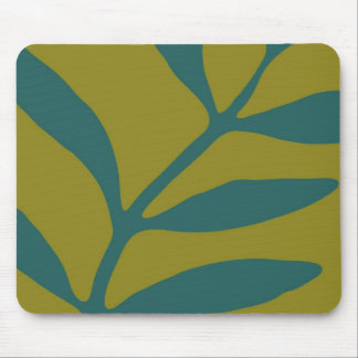 Mousepad Teal Fern em Slate