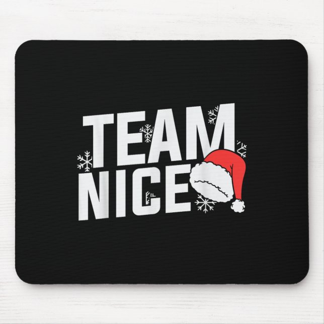 Mousepad Team Nice Family Christmas Apparel Uni Kids &amp;  (Frente)