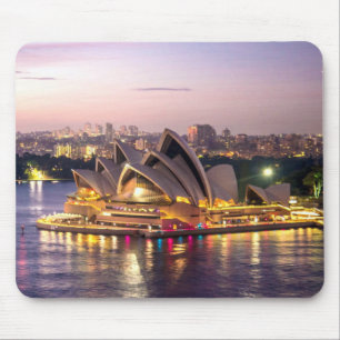 Mousepad Teatro da ópera de Sydney na noite