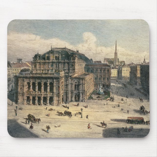 Mousepad Teatro da ópera do estado de Viena, c.1869 (Frente)