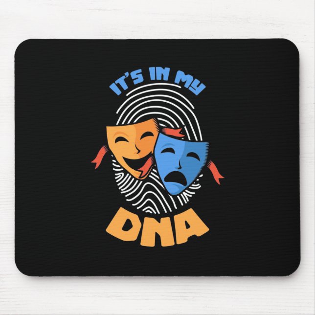Mousepad Teatro Está No Meu Dna (Frente)