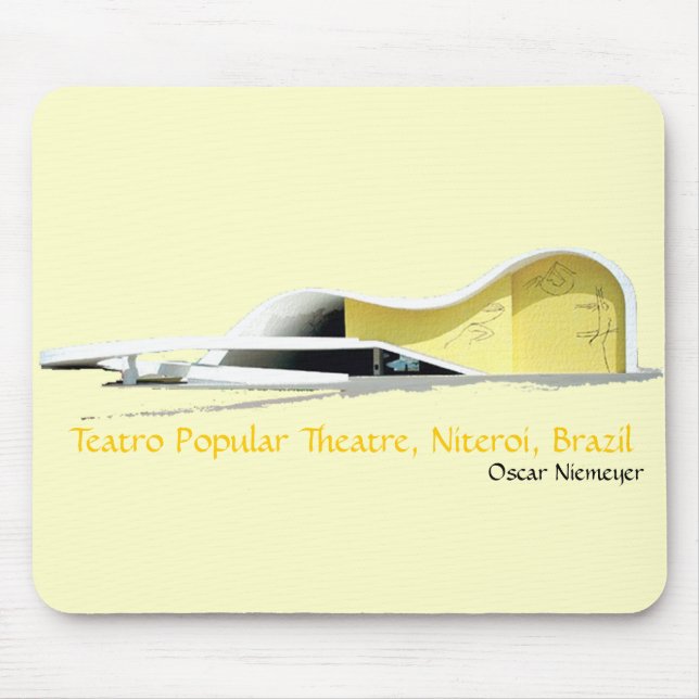 Mousepad Teatro Popular, Niteroi, Brasil (Frente)
