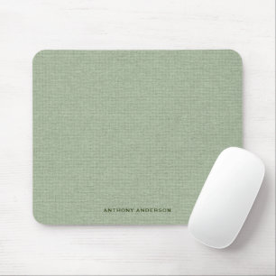 Mousepad Tecido com Textura Verde Sálvia