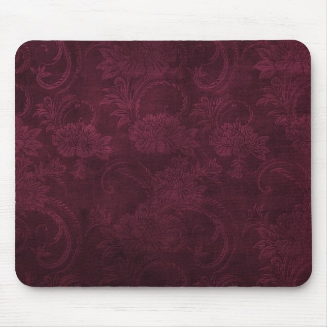 Mousepad Tecido Gótico de Crimson Escuro (Frente)