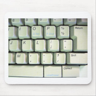 Mousepad Teclado de máquina de escrever