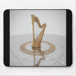 Mousepad Teclado de Rato Harpa Dourada Real