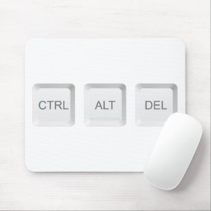 Mousepad Teclado do computador DEL CTRL ALT ALT do Slippery