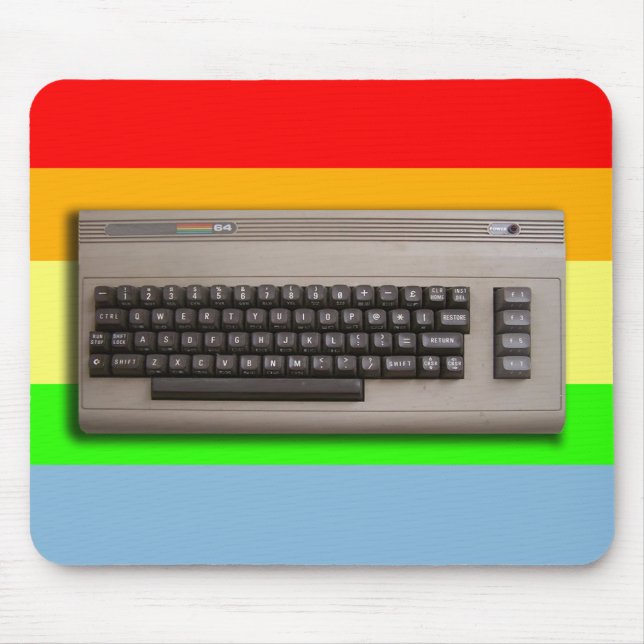 Mousepad Teclado Do Computador Retro Vintage? (Frente)