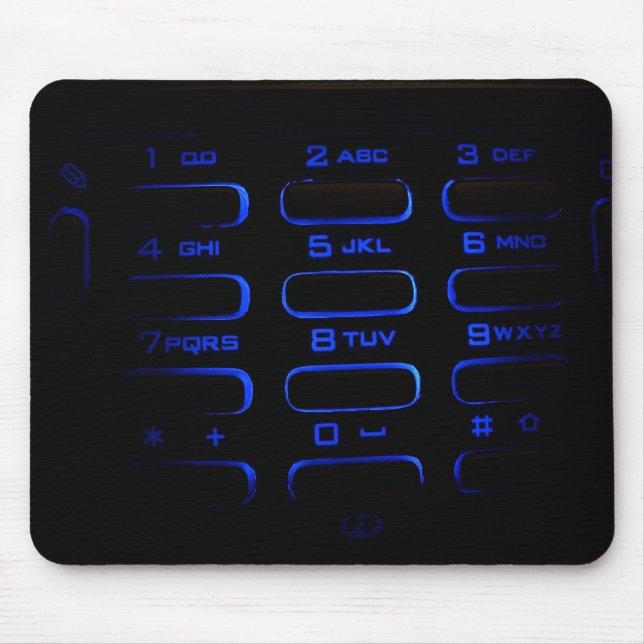 Mousepad teclado iluminado do telefone (Frente)