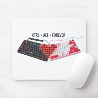 Mousepad Teclados de Casal Ctrl Alt Forever Design