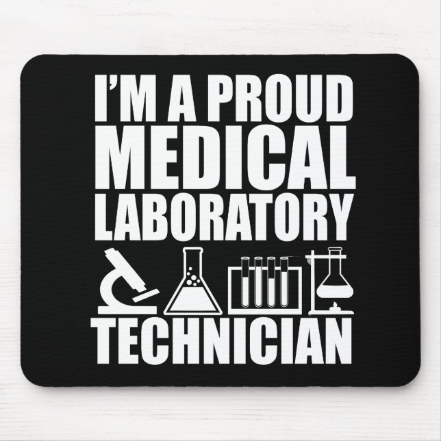Mousepad Técnico de laboratório de laboratório médico (Frente)