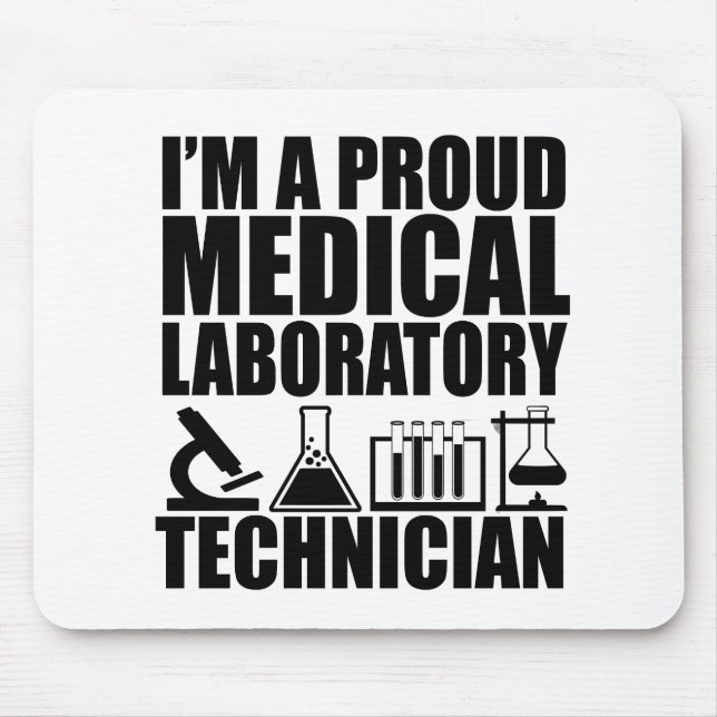 Mousepad Técnico de laboratório de laboratório médico (Frente)