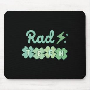 Mousepad Tecnólogo de Rad Dia de São Patrício Raios-X Irlan