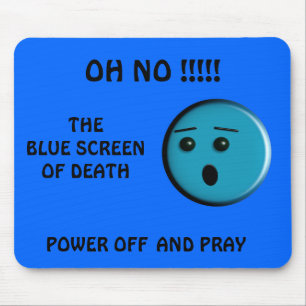 Mousepad Tela azul da morte - - personalizada -