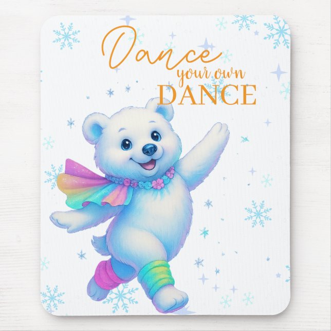 Mousepad Tela de Arte Dança a Sua Própria Dança (Frente)