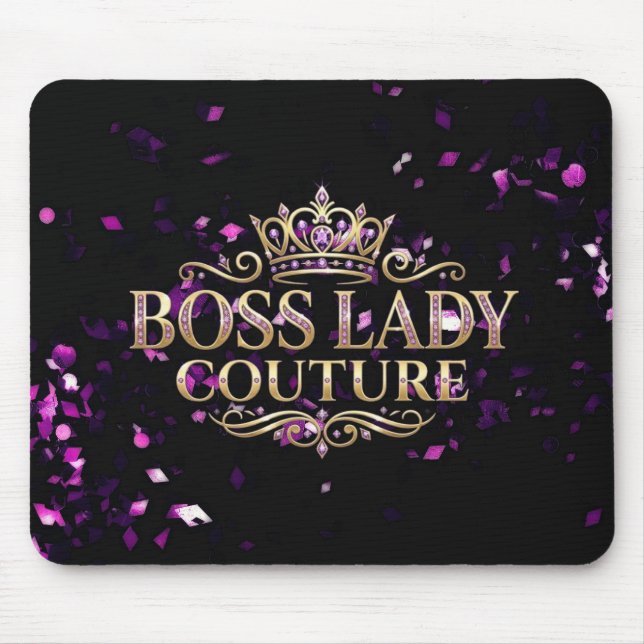 Mousepad Tela de Mouse Boss Lady Couture (Frente)