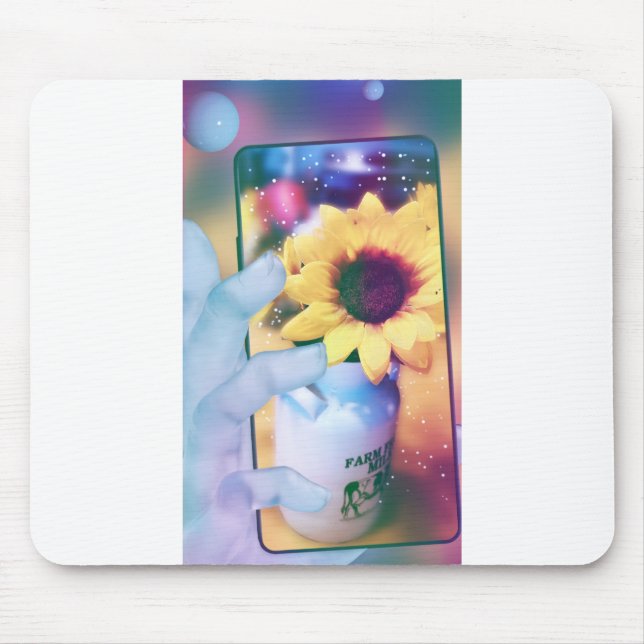 Mousepad Telefone de Girassol (Frente)