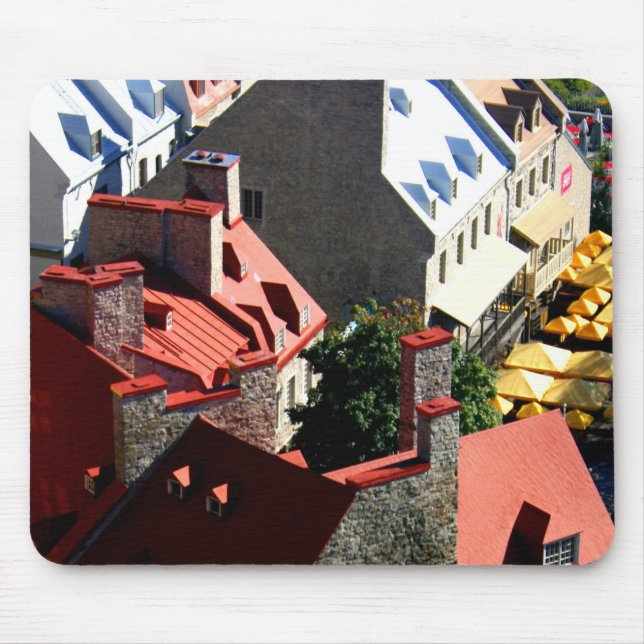 Mousepad Telhados de Quebeque (Frente)