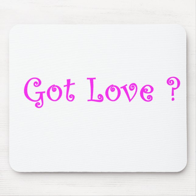 Mousepad Tem amor? (Frente)