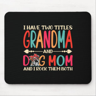 Mousepad Tem Dois Títulos Vovó E Cachorro Inglês Mo