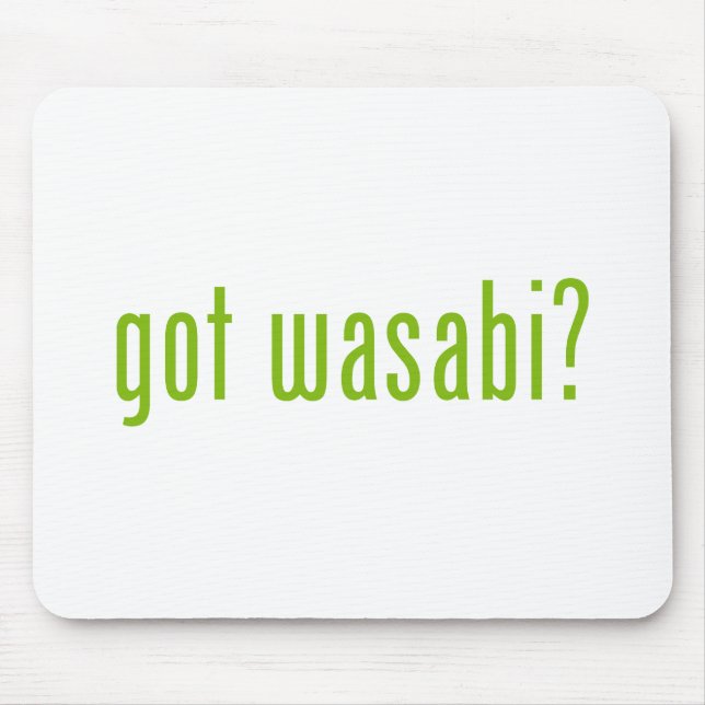 Mousepad tem o wasabi? (Frente)