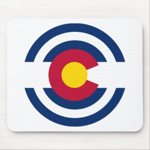 Mousepad Tema 00 da bandeira de Colorado