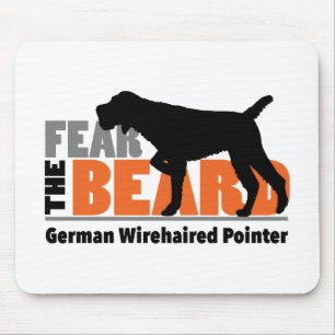 Mousepad Tema a barba - ponteiro Wirehaired alemão