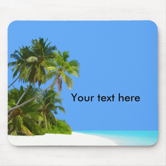 Mousepad Tema da praia (Frente)