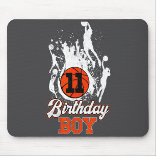 Mousepad Tema de Basquete para Aniversário de 11 Anos Menin