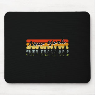 Mousepad Tema de cabine de árvores do pôr do sol da florest