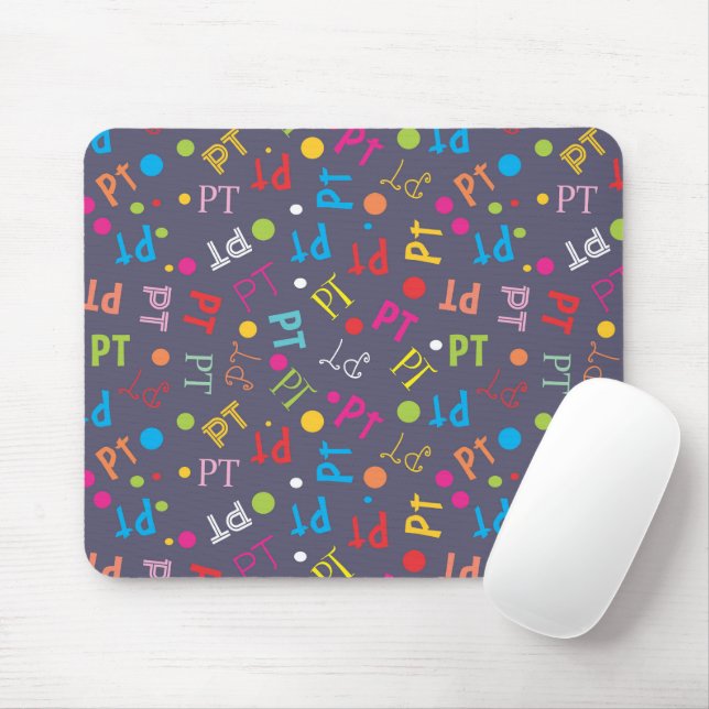 Mousepad Tema de Terapêutica Física (Com mouse)
