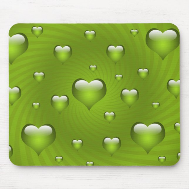 Mousepad Tema do Amor dos Corações (Frente)