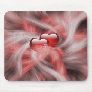 Mousepad Tema do Amor dos Corações
