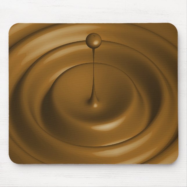 Mousepad Tema do pudim de chocolate (Frente)