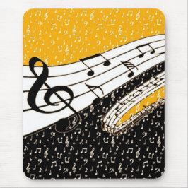 Mousepad Tema musical de ouro