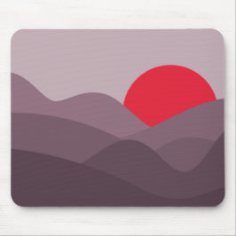 Mousepad Tema Sol Escuro Minimalista