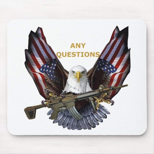 MOUSEPAD TEMERÁRIO EAGLE QUE PROTEGE AMÉRICA (Frente)