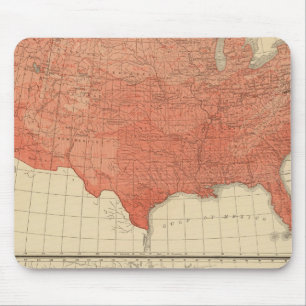 Mousepad Temperatura média anual, esboço hipótico