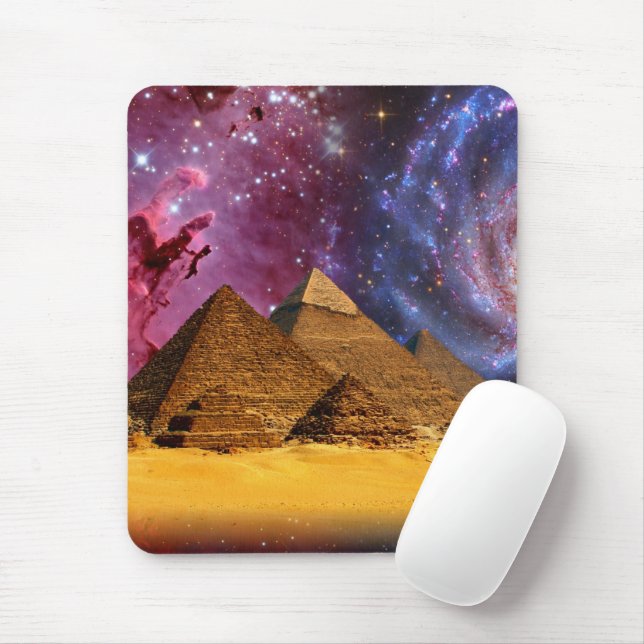 Mousepad tempestade cósmica acima do egito (Com mouse)