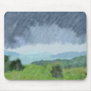 Mousepad Tempestade de chuva sobre a terra,