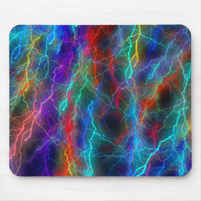 Mousepad Tempestade de Relâmpago Arco-Íris (Frente)