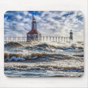 Mousepad Tempestade Na Rua Joseph Lighthouse