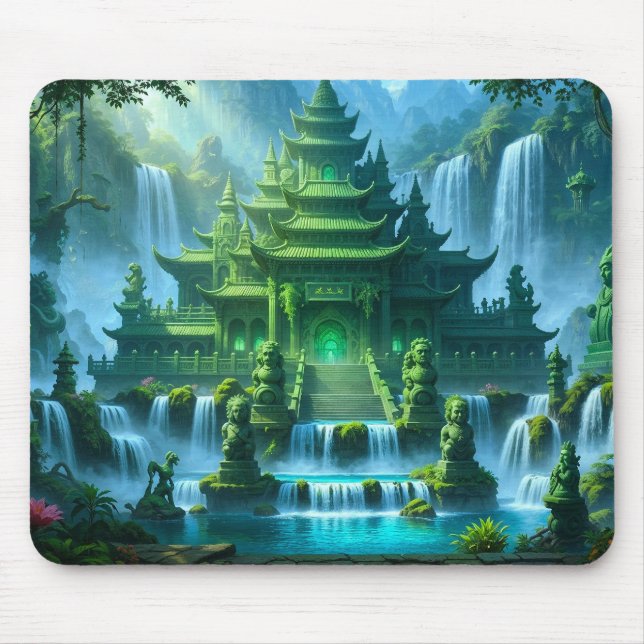 Mousepad Temple Castle of the Secret Jade Throne (Frente)