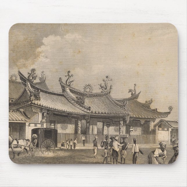 Mousepad Templo Chinês, Singapura (Frente)