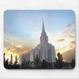 Mousepad Templo de Oquirrh Mountain LDS Utah