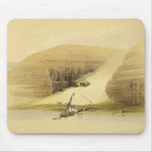 Mousepad Templo escavado de Abu Simbel, de "Egipto e de NU
