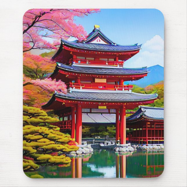 Mousepad Templo Japonês  (Frente)