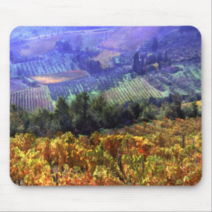 Mousepad Tempo de colheita no vinhedo