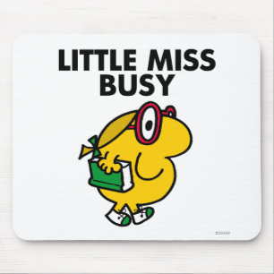 Mousepad Tempo de leitura pequeno da senhorita Ocupado